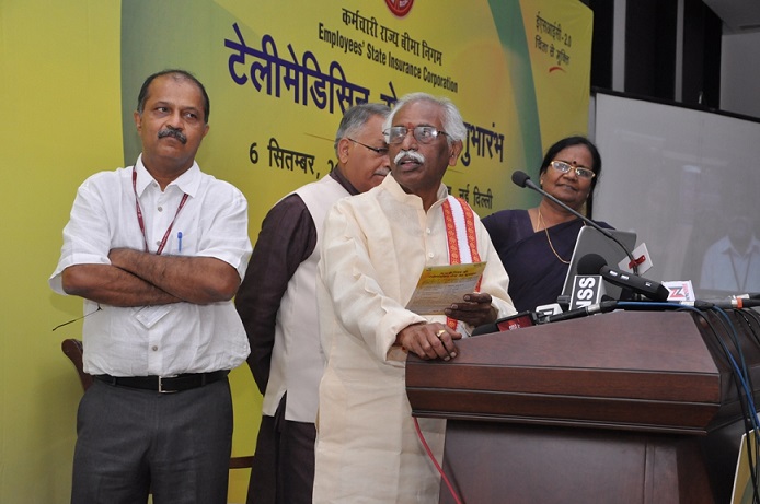 Launches of Tele-medicine Services of ESIC.