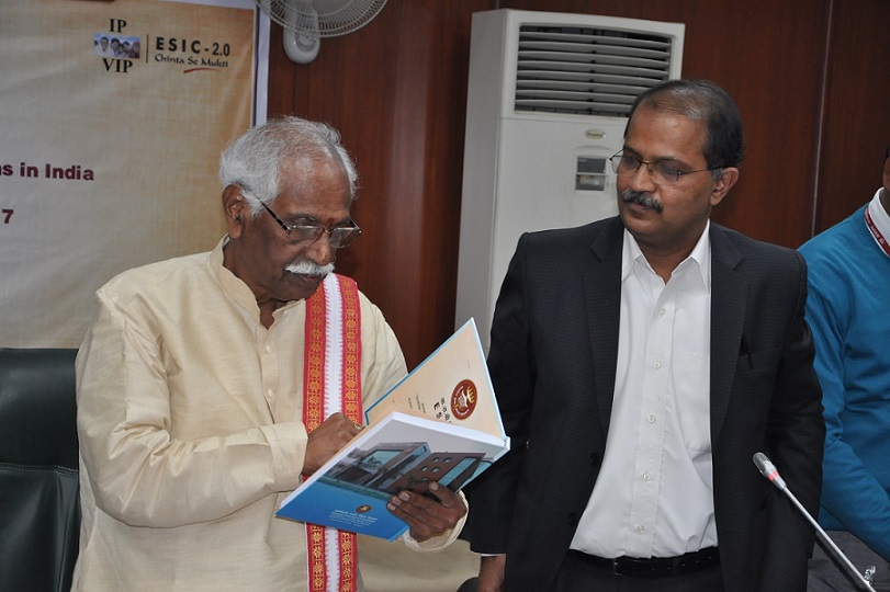 Launch of the link for Geo tagged ESIC locations on Bhuvan Portal and Release of ESIC Calendar and Diary, 2017 by Hon’ble Minister of State (Independent Charge) for Labour & Employment on 3.1.2017– reg.